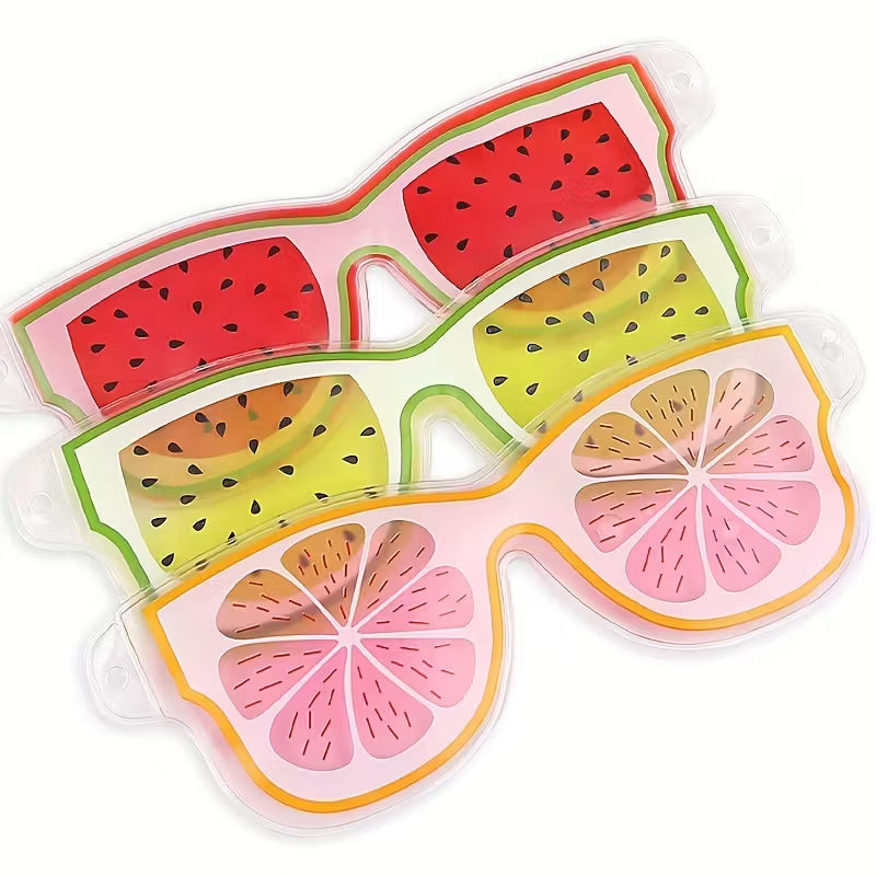 Reusable Cooling Gel Eye Mask (3pc)