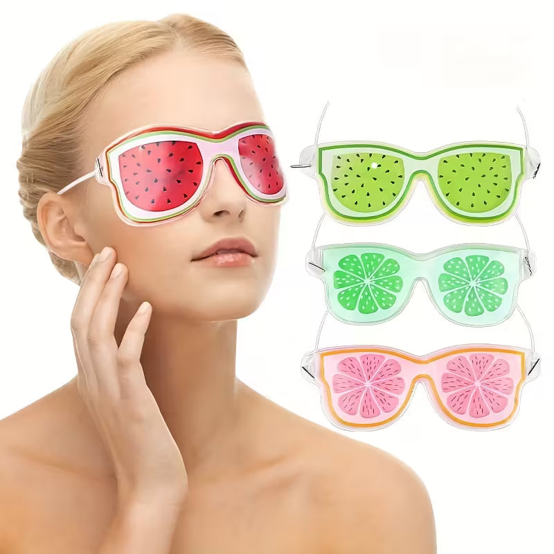Reusable Cooling Gel Eye Mask (3pc)