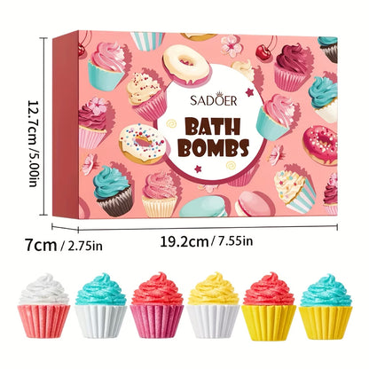 Sadöer Ice Cream Bath Bomb Gift Box (6pcs)