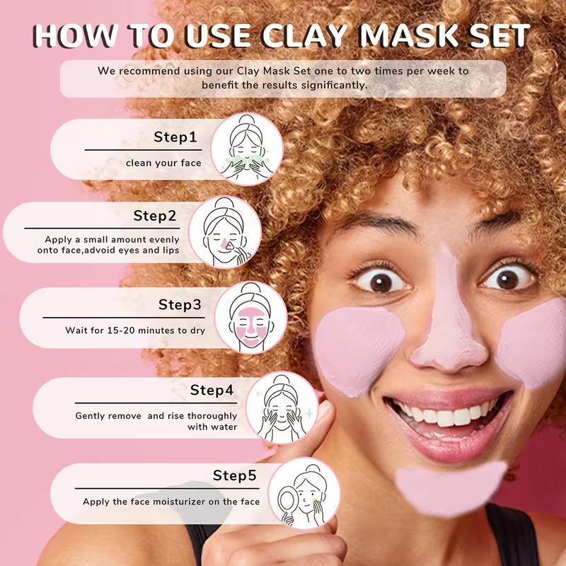 Sakura | Clay Mud Mask Set (10pcs)
